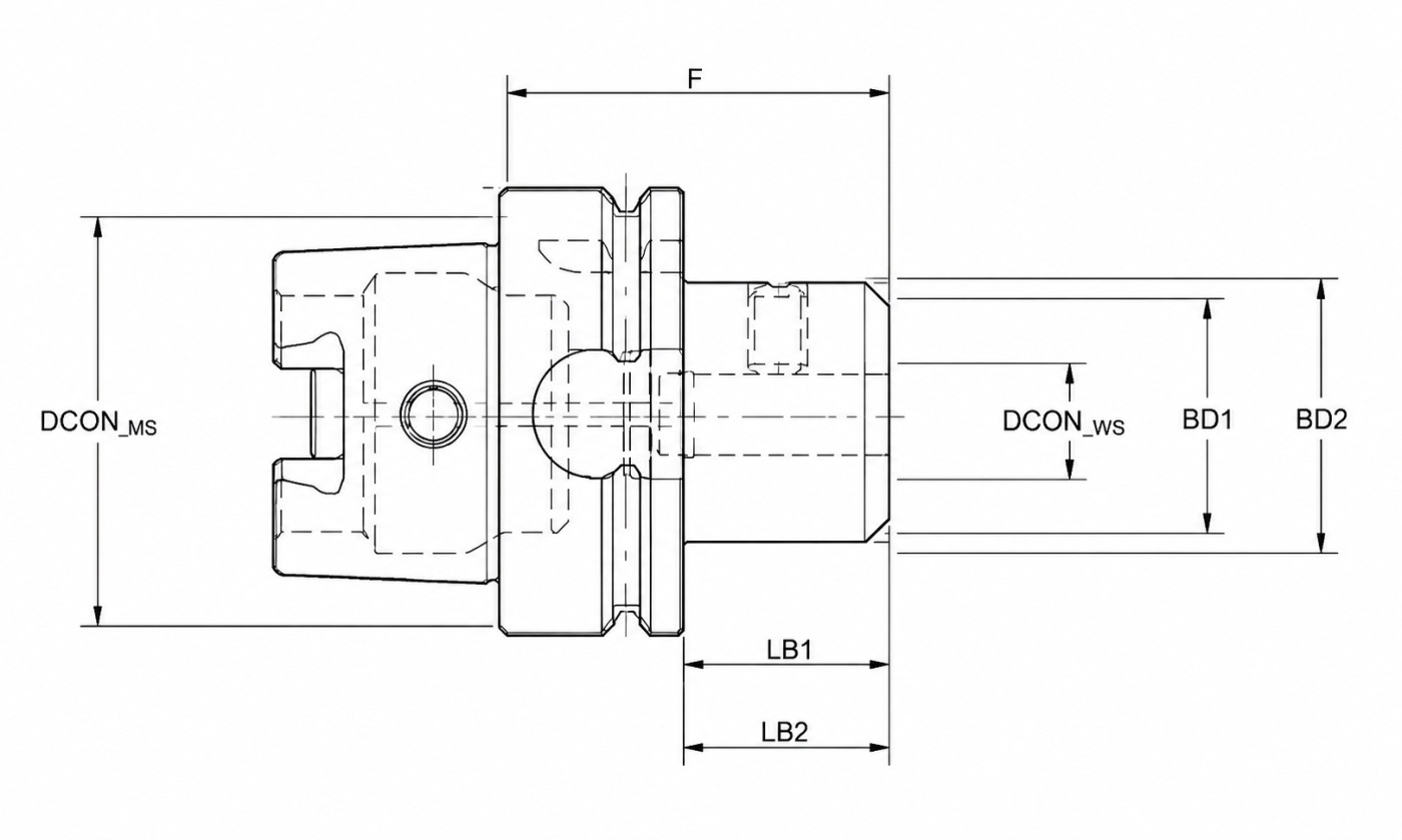 HSK100AH80W14C Эквивалент Патрон Weldon HSK100AH80W14C Эквивалент