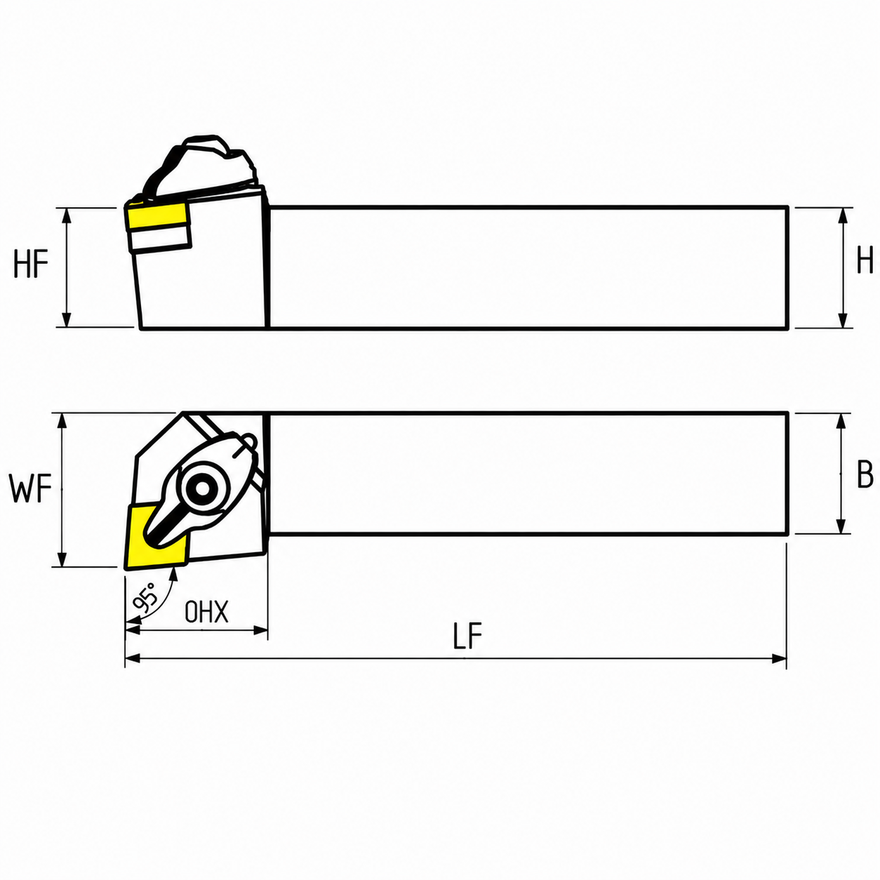 S25R-DCLNL12 Эквивалент Державка токарная S25R-DCLNL12 Эквивалент
