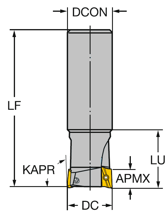 ME90-016A16P11-2 Эквивалент ME90-016A16P11-2/ Фреза корпусная для обработки уступов