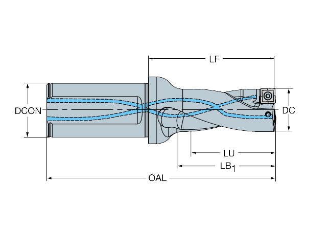 EDSS-D1600C20-03 Эквивалент Корпус сверла EDSS-D1600C20-03 Эквивалент
