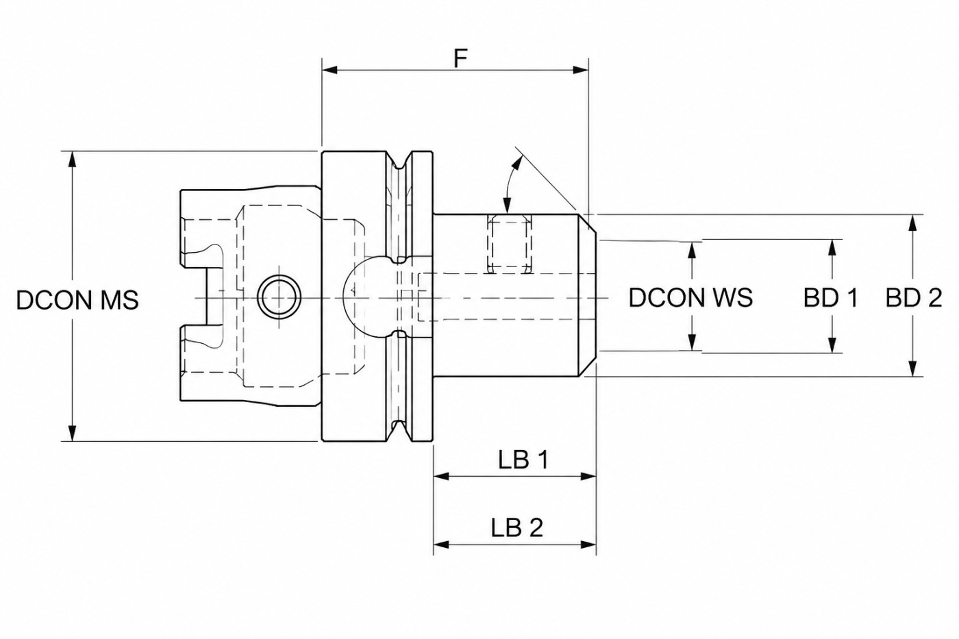 HSK100AH160W32 Эквивалент Патрон Weldon HSK100AH160W32 Эквивалент