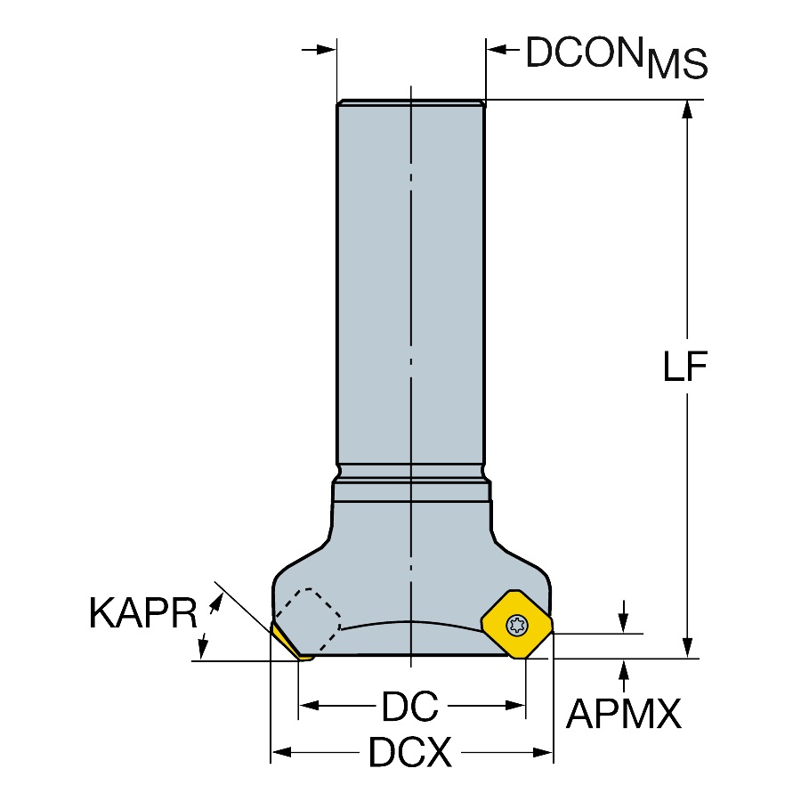 MC60-025A25SP12-2 Эквивалент MC60-025A25SP12-2/ Фреза корпусная фасочная