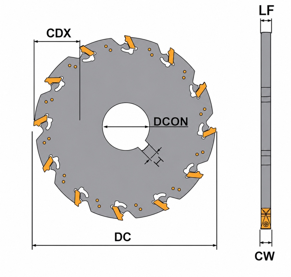 MSSC-D100Q27-CW2.5 Эквивалент MSSC-D100Q27-CW2.5/ Фреза дисковая