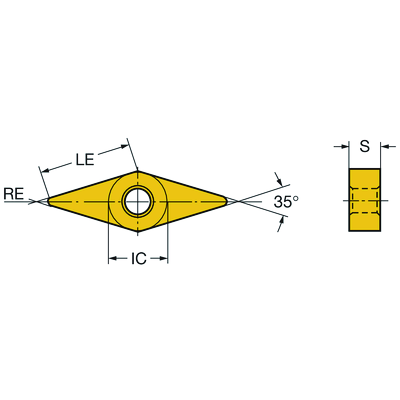 VNMG 16 04 04-MF S05FSandvik Coromant