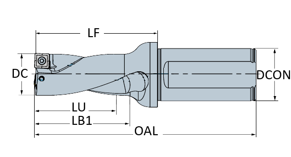 EDS-D2200C25-03 Эквивалент Корпус сверла EDS-D2200C25-03 Эквивалент